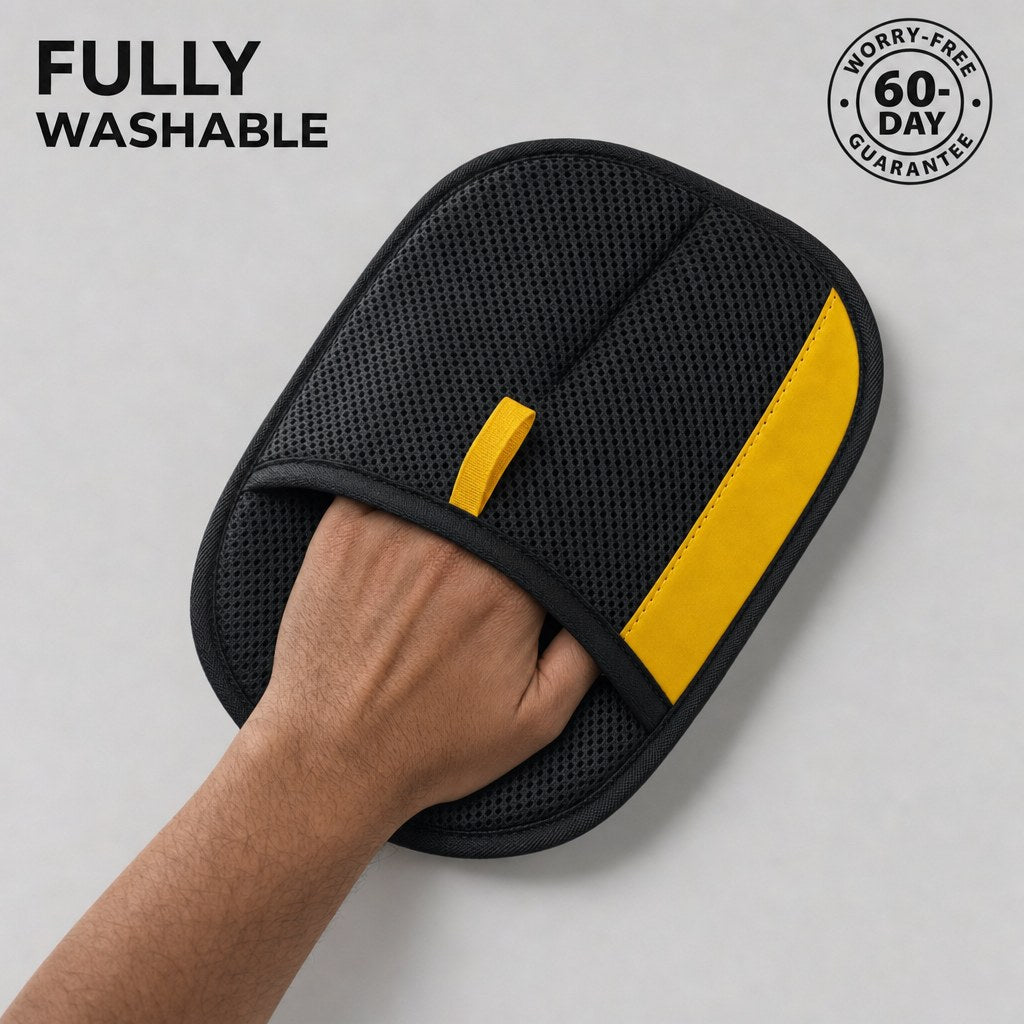 Rearpaw Fur Glove is fully washable and backed by a 60-day money-back guarantee